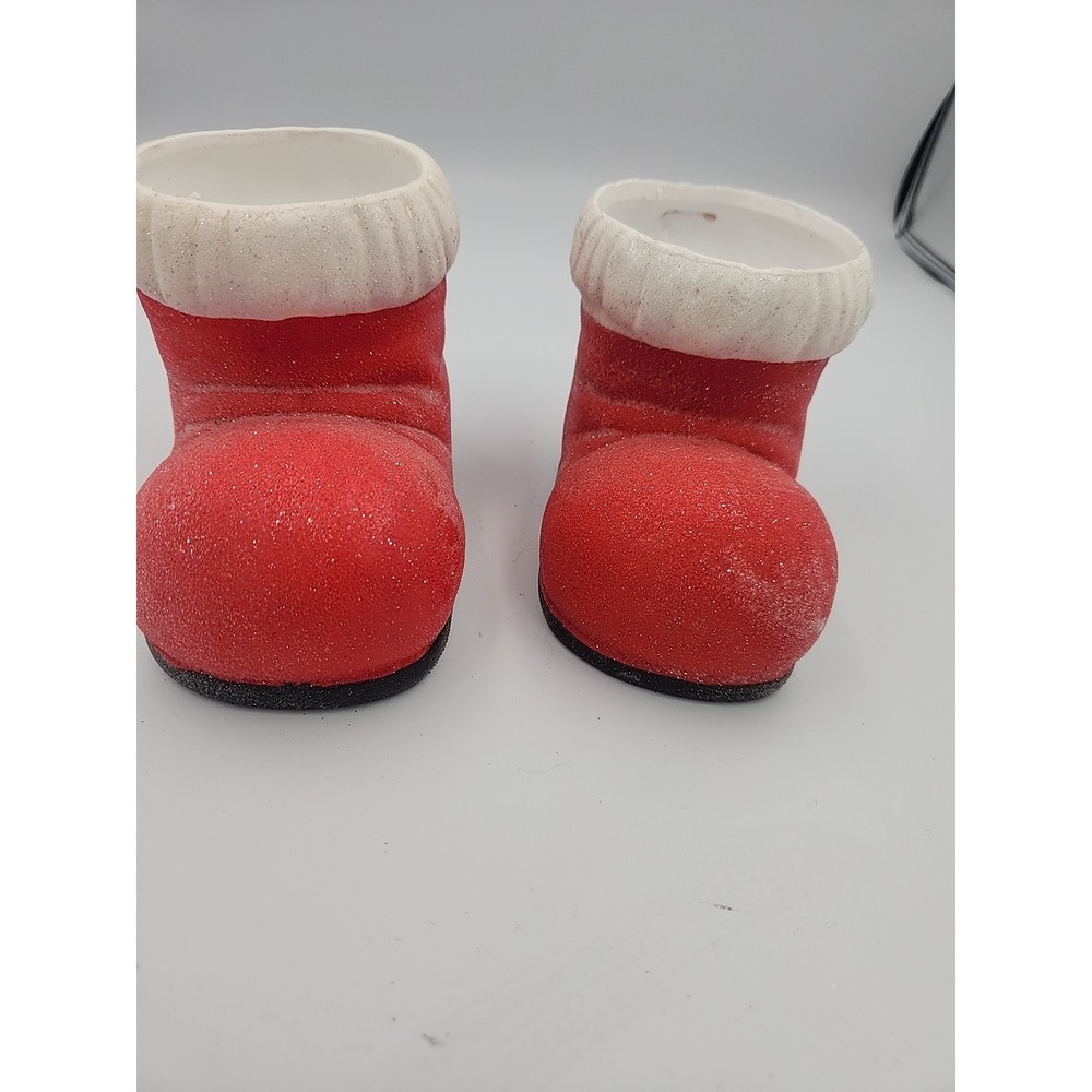Pair Of Santa Boots Decor